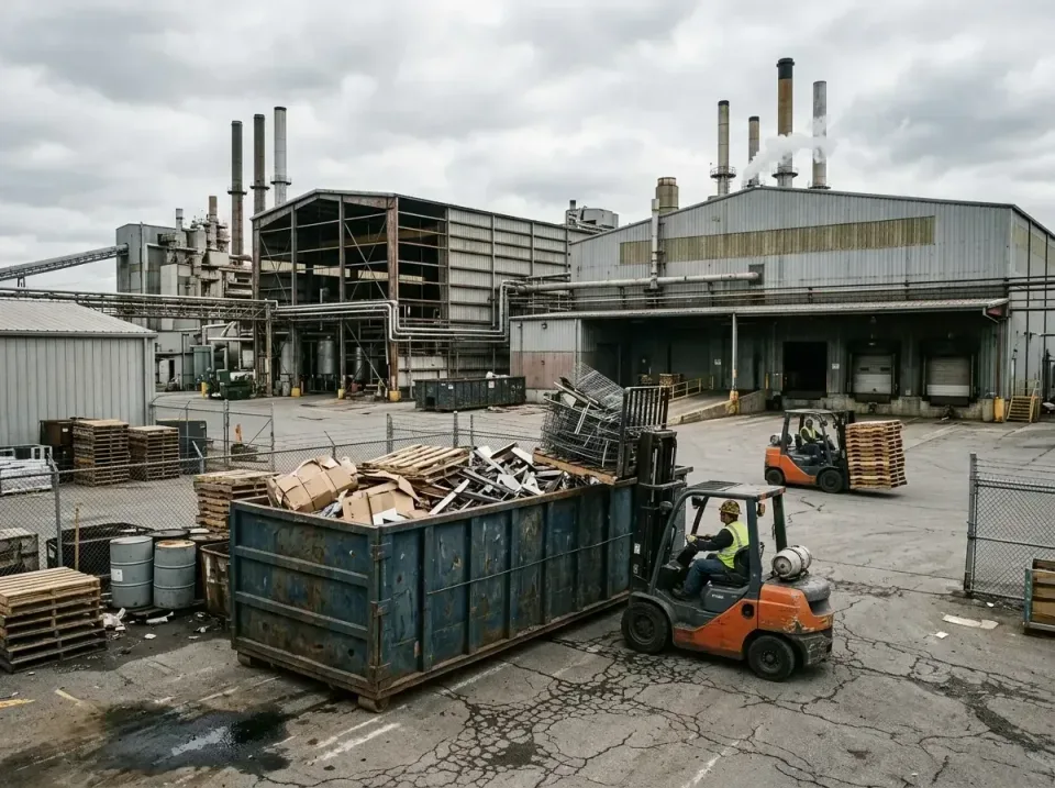 industrial-factory-scrap-conta-003 — frequently asked questions, Cheap Roll-off Dumpster Rentals in DeForest, WI